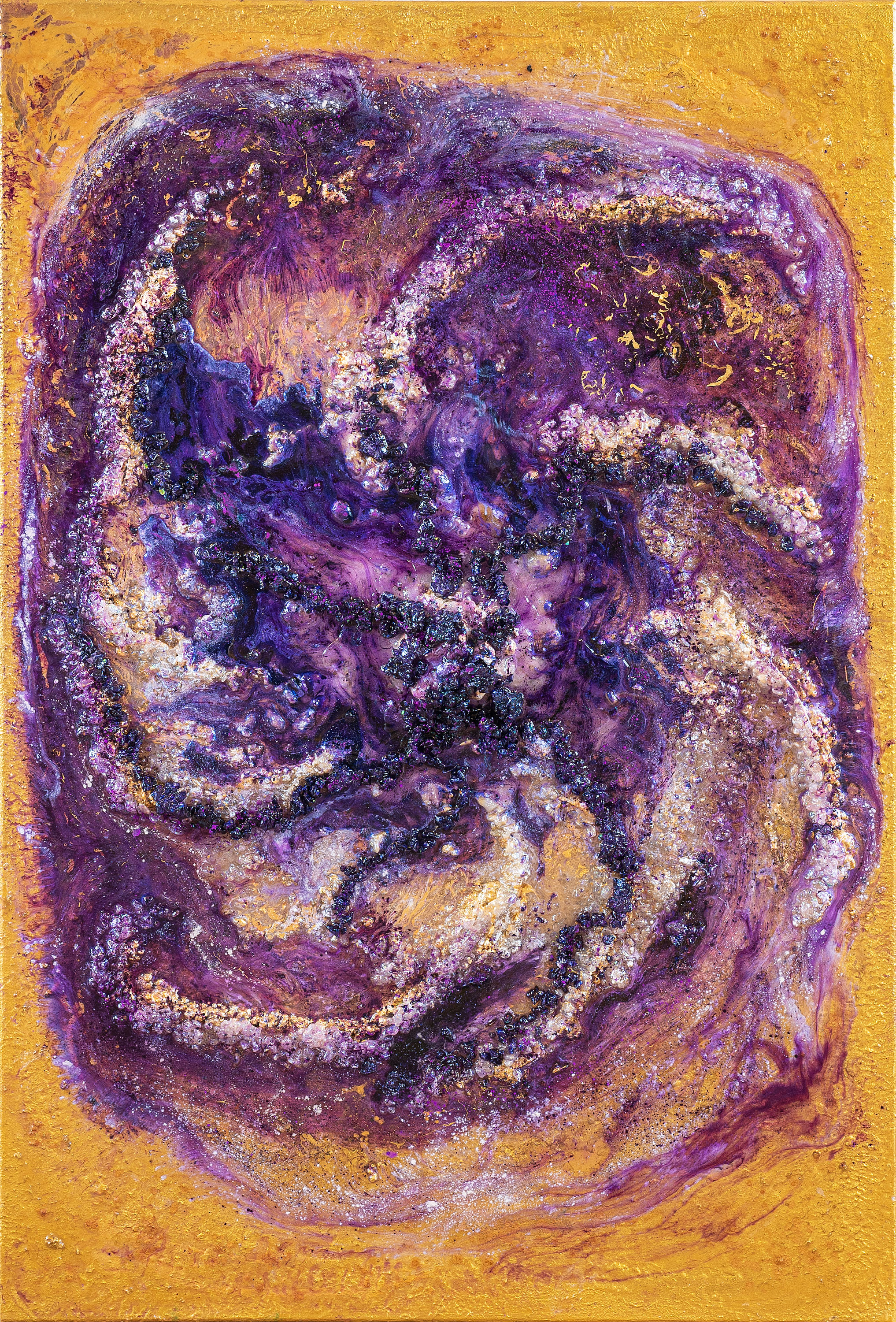 Violette Flamme - 120 x 80 cm