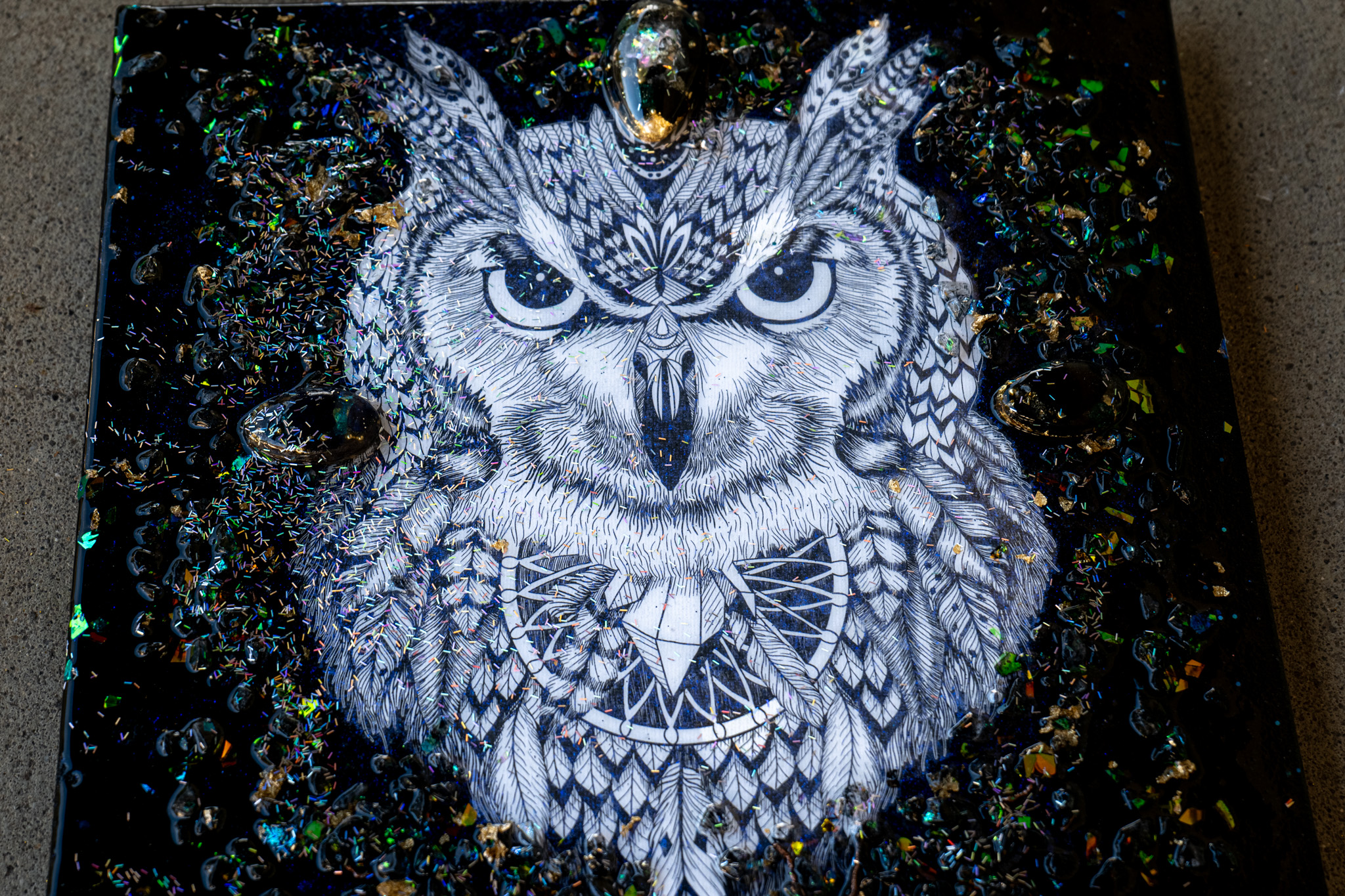 Owl of Wisdom - Painting